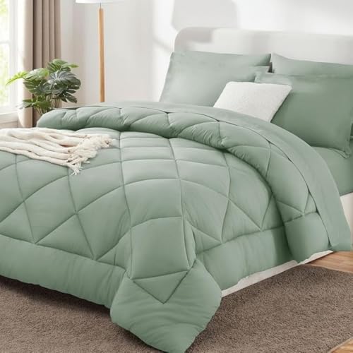 MEIION Couette EasySleep 2 en 1 quiélimine Le Besoin de draps, Moelleuse, Respirante, Facile d'entretien, pour Toutes Saisons