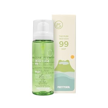 PRETTYSKIN The Pure Jeju Cica 99 Facial Mist 3.38fl.oz.100ml Centella Asiatica Extract 99%