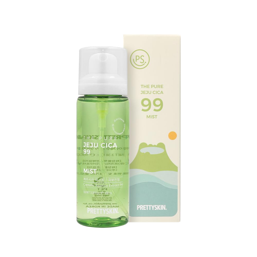 Amazon.com: PRETTYSKIN The Pure Jeju Cica 99 Facial Mist 3.38fl.oz