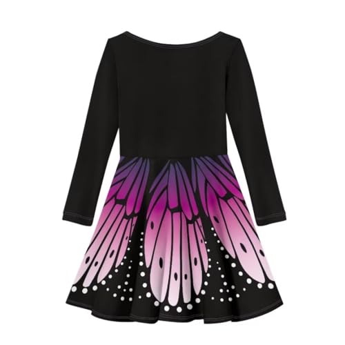 PinUp Angel Girls Cute Dresses Winter Long Sleeve Party Skater Dress Xmas Gifts for Girls 5-16 Years2