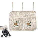 Changing Table Organizer - Nursery Organizers and Storage,Baby Wipe Container Baby Bedside Hanging Storage Bag Organizer for Baby Cribs and