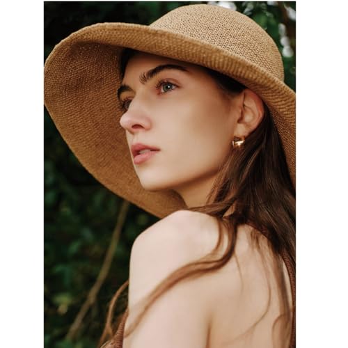 Sombrero de Playa de Paja Raffia para Mujer KORADI miniatura 3