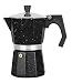 URBN-CHEF Stufa Top Espresso Caffettiera Caffettiera Cucina Brewer Moka Pot (Capacità: 12 tazze)