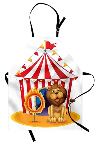 ABAKUHAUS Zirkus Schürze, Feuer Hoop Zirkuszelt, kleines Schürzenlatz mit...