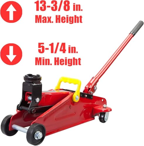 BIG RED Torin Hydraulic Trolley Floor Jack Combo with 2 Jack Stands, 2 Ton Capacity (T82001) by BIG RED - Image 2