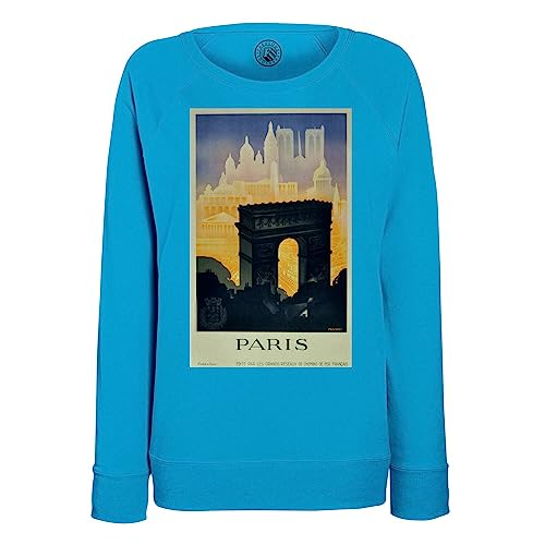 Sweatshirt femme Arc de Triomphe une création graphique vintage haut de gamme style art déco