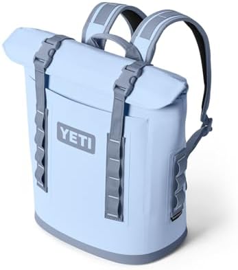 YETI Hopper M12 Backpack Soft Sided Cooler with MagShield Access, Big Sky Blue - 2
