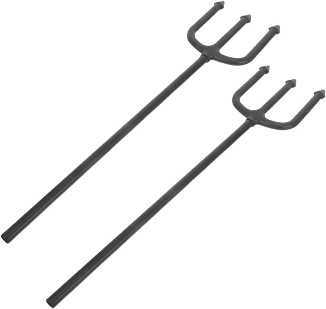 2pcs Devil Fork Halloween Cosplay Prop Lightweight Comfortable Design for Costume Accessories for Teenagers Adults for Parties Festivals