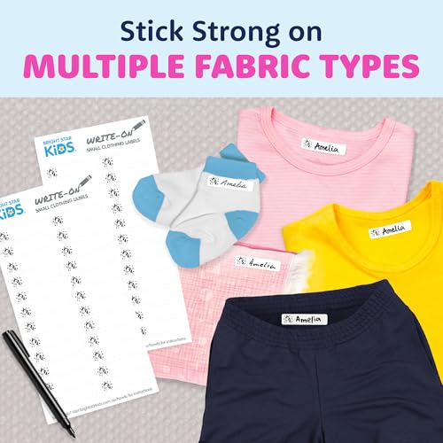 Iron-On Waterproof Name Label Stickers – Write-On Custom Stickers for Clothing, Nursing Home Clothing Labels, Labels for Blankets, Linen & Towels, Multipurpose Label Stickers (120, Pretty Butterfly) - Image 7