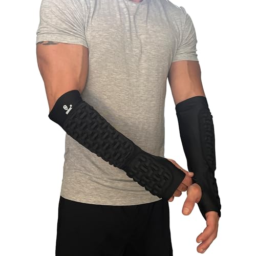 Sedroc Padded Hand and Arm Guards, Protective Forearm Support Sleeves for Thin Skin and Bruising Prevention (X-Large)