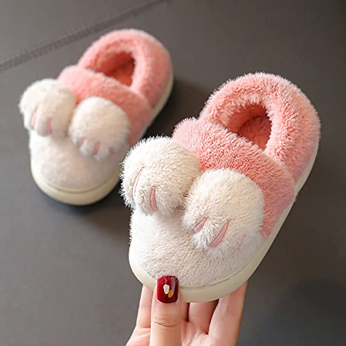 Bedroom Slippers For Kids Cotton Slippers Girls Boys Slippers Memory Foam Comfy House Toddler Christmas Slippers2