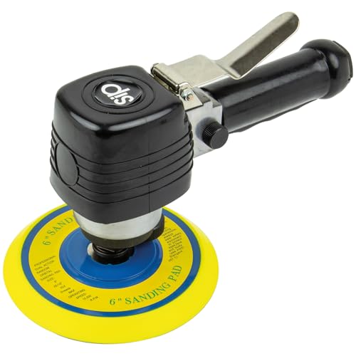 SIP 6" Dual Action Air Sander 10,000rpm 90psi Pneumatic Random Orbital