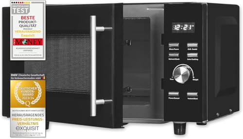 Exquisit Microonde MW8023-F-240DIG nero | 750 Watt | 1000 Watt