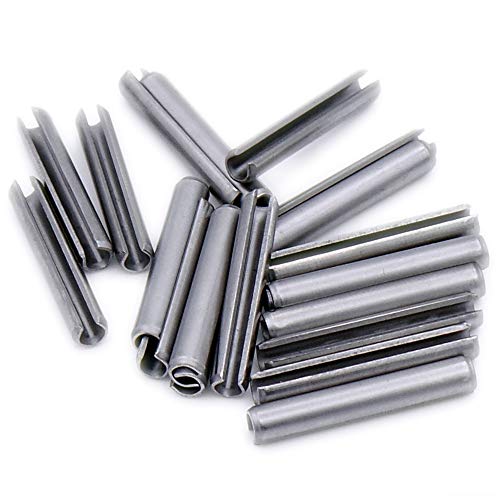 Image of D3 (3mm x 22mm) Slotted Spring Pin (Heavy) - Stainless Steel (A1) (Pack of 20)