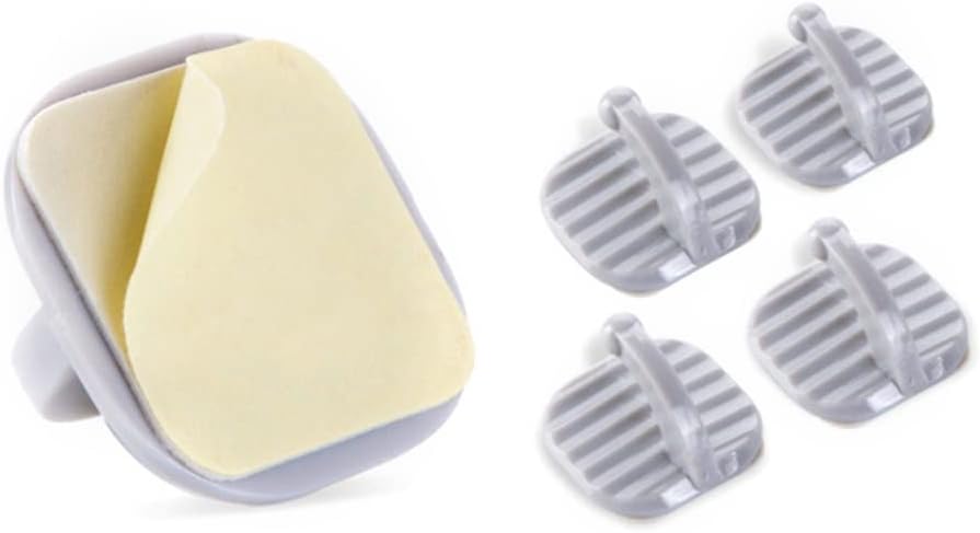 No Punching Strong Paste Hook Kitchen Small Hook Bathroom Hook Accessories(Gray)