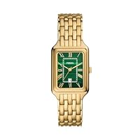 Fossil Women's Gold Stainless Steel Raquel Analogue Watch, 26mm
