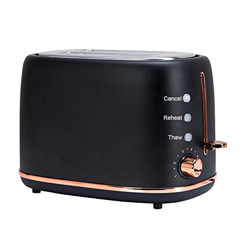 800W Edelstahl Toaster 2 Scheiben Breiter Schlitz Mit Herausnehmbarem Krümelfach 6 Bräunungsschatteneinstellungen…