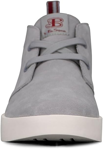 Ben Sherman Mens Thames Round Toe Chukka Casual Boots Ankle - Grey