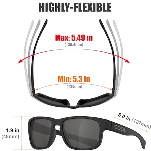 Image of Floating Polarized Fishing Sunglasses Saltwater Resistant Lenses That Coating Won't Peel Rub off