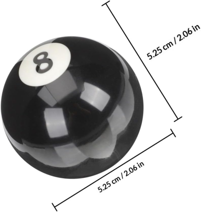DECHOUS 3pcs Resin Replacement Pool Cue Balls for Training, Large American 8-Ball Set, Household Billiard Practice Balls