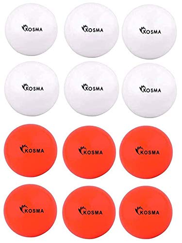  Kosma Lot de 12 balles de hockey lisses | Spor...
