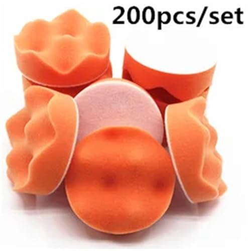 Almohadillas pulidoras de 80 mm con esponja ondulada gruesa para eliminar arañazos de pintura 2