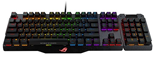 Asus Rog Claymore Aura Sync Mechanical Gaming Keyboard Cherry MX Red Switches (Renewed)