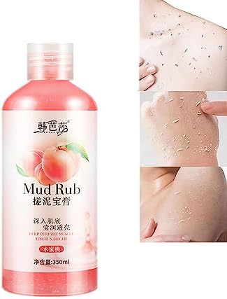 Peach Mud Scrub Exfoliator - Body Scrub (350ML)