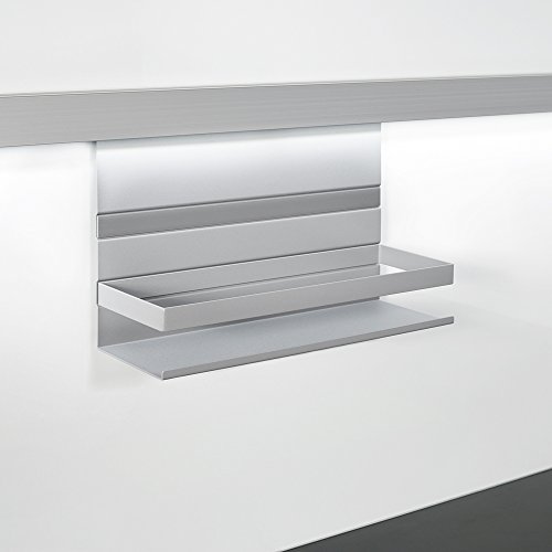 KESSEBÖHMER Linero MosaiQ Universalablage 350 x 110 x 200 mm mit Rahmen titangrau / Relingsysteme Cover