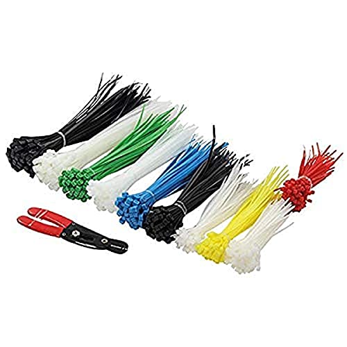 Preisvergleich Produktbild Logilink KAB0019 Kabel Tie Set, 600pcs., 5 Lengths, 1 x Kabel Cutter