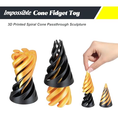 Image of 3D Printed Fidget Toys, 3PCS Mind Relaxing Gadgets, Anxiety Relief Toys for Kids and Adults, Satisfying Gadgets for Office Desk Decor