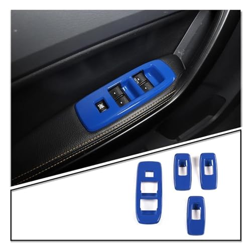 Bouton commande levage vitre usé : rénovation panneau ABS bleu pour Ranger Wildtrak - 3