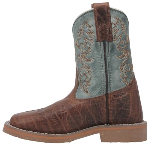 Dan Post Kids Boys Lil' Bisbee Square Toe Casual Boots Mid Calf - Brown - Size 9 D3