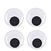 DECORA 6 Inch Large Wiggle Googly Eyes with Self Adhesive for Crafts Set of 4
