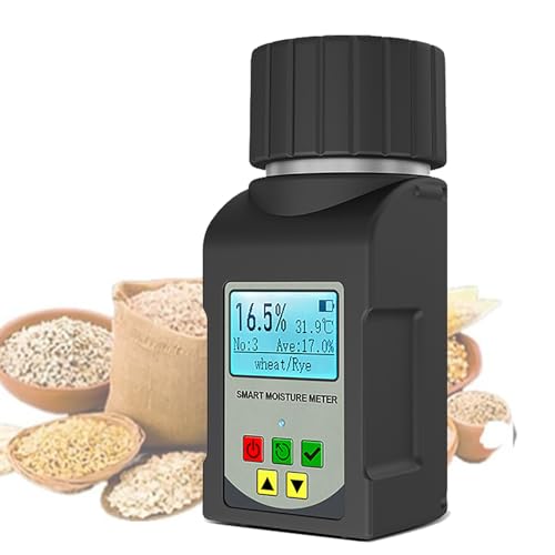Humidimètre portable pour céréales avec écran LCD rétroéclairé pour blé et soja