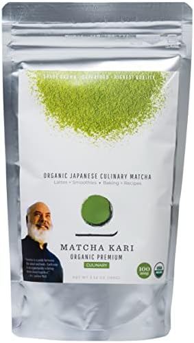 Dr. Weil Matcha Kari - Organic Matcha Green Tea Powder - 100 grams - Japanese Culinary Grade Matcha