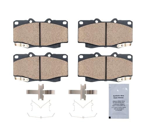 Image of HUSCH D436 Front Ceramic Brake Pads Kit Fit For Toyota Tacoma 1995-2004