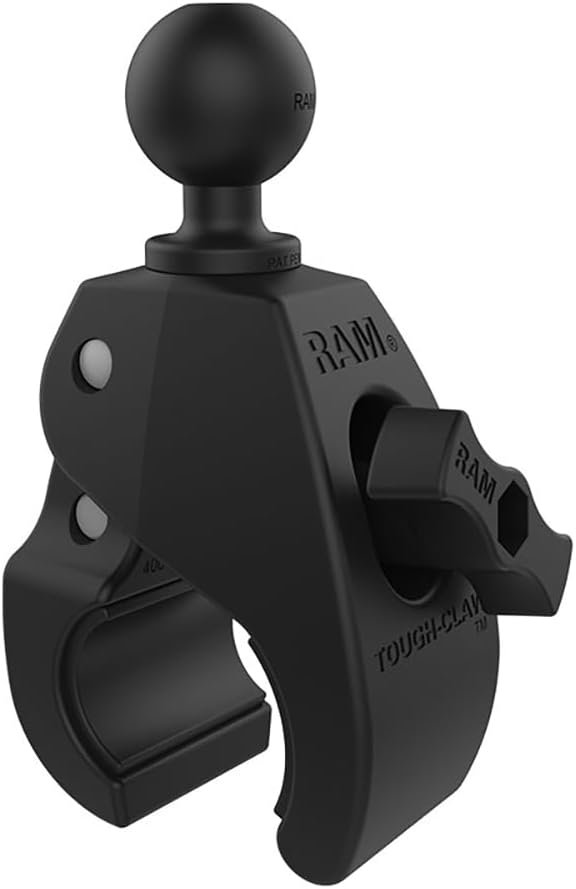 RAM Mounts RAP-400U Tough-Claw Small Clamp Ball Base with C Size 1.5" Ball for Rails 0.625" to 1.14" in Diameter