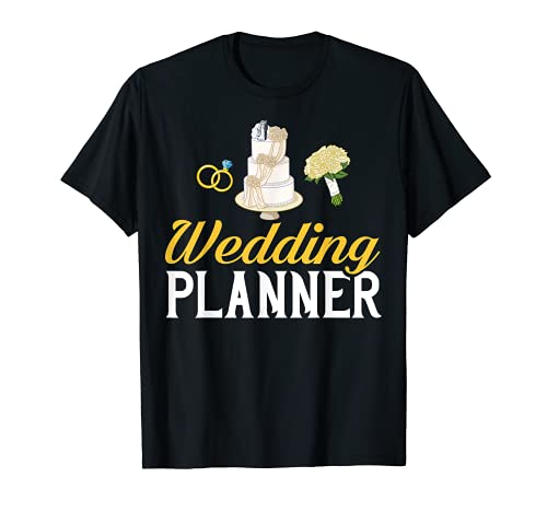 Wedding Planning Party Planner Coordinator Checklist T-Shirt