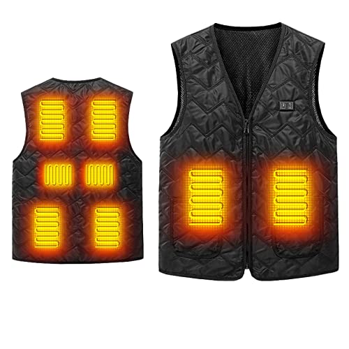 Gilet chauffant homme femme électrique LTTL - Veste chaude USB hiver