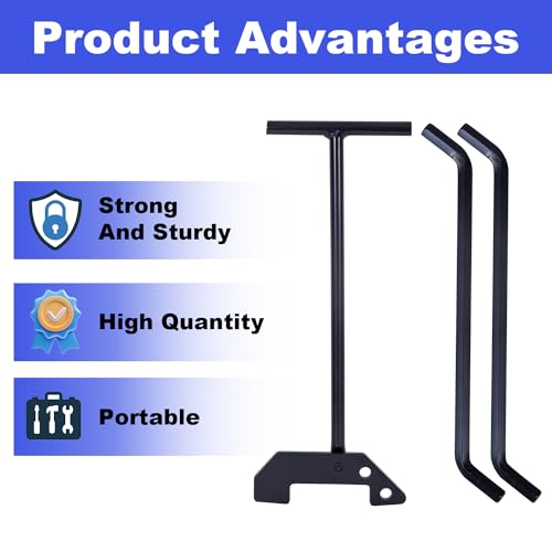 FullMayPro Garbage Disposer Unjamming Wrench, Disposal Wrench Tool - Black Kit - Thumbnail 3