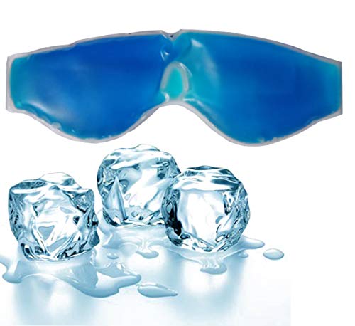 Image of Aqua Ice Face & Eye Cooling Gel Mask and Aloe Vera Gel Mask Ice Pack for Face and Eye Patches Remove Dark Circles, Fatigue Cool Eyes Patch Pads Eye Care | Facial Skin Refresh Face Mask for Hot & Cold Therapy (Blue Eye Mask, Eye Mask)