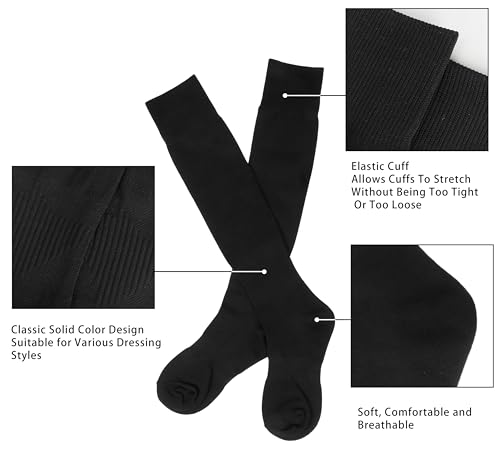 Athletic Soccer Socks for Men - Baseball Football Crew Stockings Knee High Sock for Adult Youth Sport Softball3