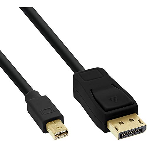 Preisvergleich Produktbild InLine Mini Displayport zu Displayport Kabel, schwarz, 3m