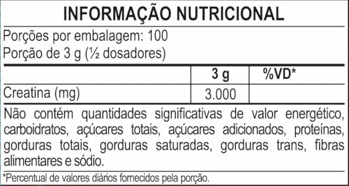 Masterway Suplementos - Creatina 100% Pura Pote 300g