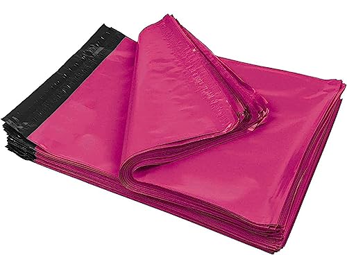 iMBAPrice 100 - New 10x13 (HOT Pink) Color Poly Mailers Envelopes Bags (Total 100 Bags)