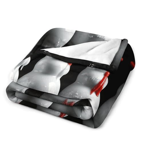Couverture ultra douce en micro polaire haute densité sculptée - 5