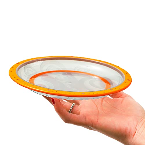 Clingo Pratos Colors - Kit 3 Unidades Amarelo//Laranja