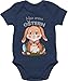 Shirtracer Ostergeschenke Ostern Baby Kleidung - Mein erstes Ostern Hase Aquarell grau - 1/3 Monate - Navy Blau - Ostern - BZ10 - Baby Body Kurzarm für Jungen und Mädchen
