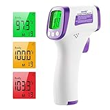 sucete Non-Contact Forehead Thermometer, Infrared Thermometer for Adults and Kids, Digital Forehead Thermometer